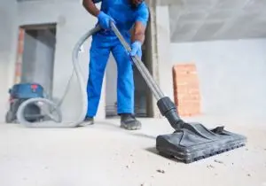 Post-construction deep cleaning