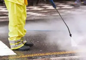 Commercial car park cleaning